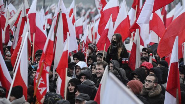 Марш независимости в Варшаве